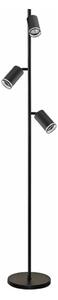Stojacia lampa PARIS 3xGU10/12W/230V čierna