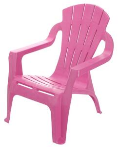 Detská plastová stolička Riga růžová, 33 x 44 x 37 cm