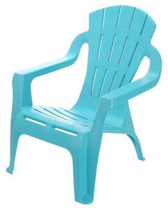 Detská plastová stolička Riga modrá, 33 x 44 x 37 cm