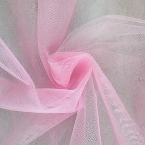 Metráž Tyl svadobný hrubší 300 cm - Ružová pink