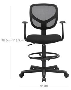 Ergonomická kancelárska stolička OBN25BK