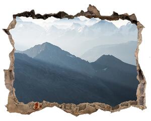 Nálepka fototapeta 3D výhled Vrcholky hôr nd-k-72501918