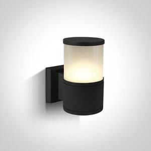 Vonkajšie priemyselné svietidlo One Light GARDEN black 67094/B