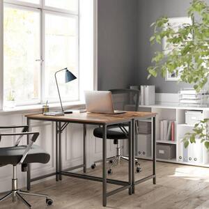 PÍSACÍ STÔL, hnedá, čierna, 100/50/75 cm Boxxx - Online Only kancelárie, Online Only