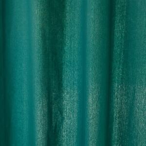 Blancheporte Jednofarebný záves z plátna bachette, očká zelená 135x180 cm