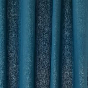 Blancheporte Jednofarebný záves z plátna bachette, s otvorom na tyč modrá 135x180 cm