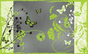 Fototapeta - Abstraktné kvetinové umenie (152,5x104 cm)