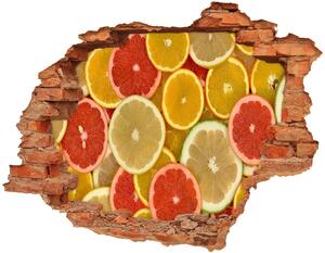 Foto fotografie diera na stenu Citrusové ovocie