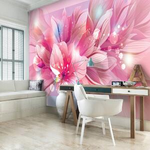 Fototapeta - Kvetinové umenie - abstraktné (152,5x104 cm)