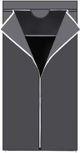 SONGMICS Šatník, látkový, šedý 75x160 cm