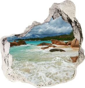 Diera 3D fototapety nálepka Beach seychely nd-p-107860755