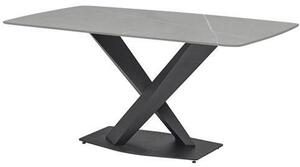JEDÁLENSKÝ STÔL, sivá, čierna, 180/90/75 cm P & B - Stoly, Online Only