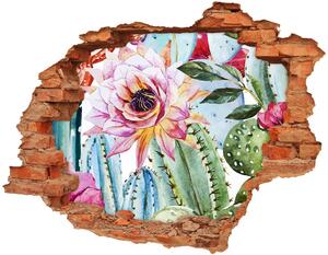 Diera 3D fototapeta na stenu Kaktusy a kvety nd-c-86911786