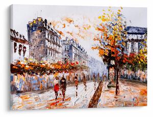 Obraz - Život v meste (70x50 cm)