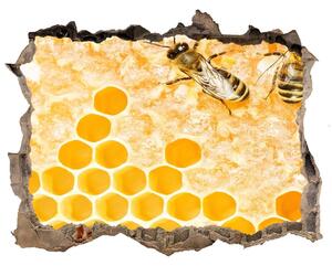 Díra 3D fototapeta nálepka Pracovný včely nd-k-74378590