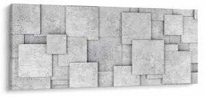 Obraz - Abstrakcia betónových kachličiek (120x50 cm)