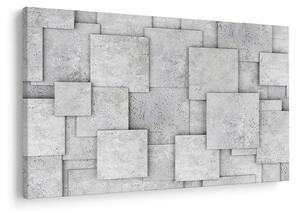 Obraz - Abstrakcia betónových kachličiek (90x60 cm)