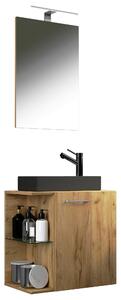 HOSŤOVSKÁ KÚPEĽŇA, dub medový, 52 cm MID.YOU - Kúpeľňové skrinky, Online Only