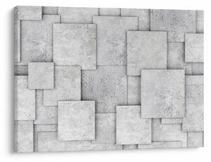 Obraz - Abstrakcia betónových kachličiek (70x50 cm)