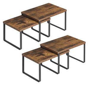 Set 4 kuchynských políc KCS021X01