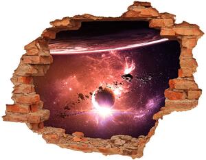 Nálepka 3D diera na stenu Galaxie nd-c-90324438