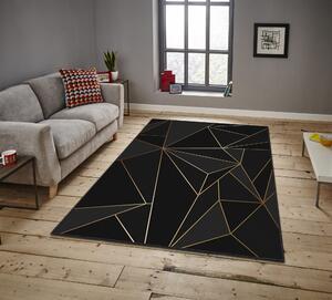 ASIR Koberec (160 x 230) ASR CRPT-107 černý geometrický vzor