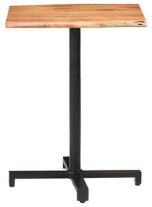 Bistro stolík s nepravidelnými hranami 60x60x75 cm akáciový masív