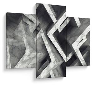 Abstraktný obraz kociek (90x60 cm)