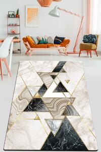 ASIR Koberec (80 x 150) PYRAMÍD SONIL černý a béžový