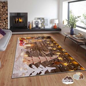ASIR Koberec (100 x 140 cm) ASR - CRPT - 27 Vianočný vzor
