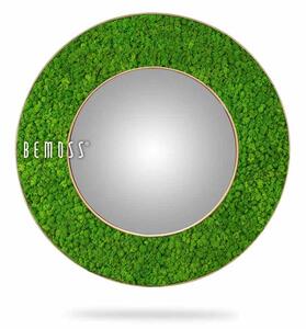 Kruhové zrkadlo LIŠAJNÍK mono GREEN - Vonkajší priemer rámu 65 cm (zrkadlo 45 cm)