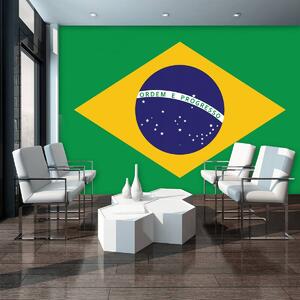 Fototapeta - Vlajka Brazílie (152,5x104 cm)