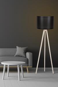 ASIR Stojacia lampa 119 čierna krémová