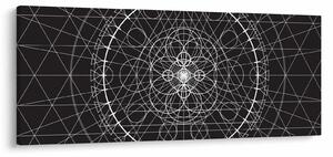 Obraz - Abstrakcia hodín (120x50 cm)