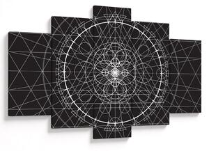 Obraz - Abstrakcia hodín (150x105 cm)