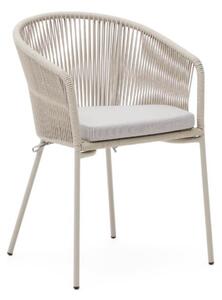 MUZZA Záhradná stolička ariel biela