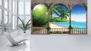 Fototapeta - Klenba - Tropický raj (152,5x104 cm)