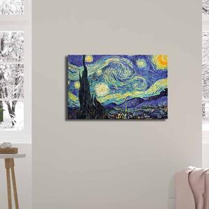 ASIR Obraz na plátne GOGH - HVIEZNÁ NOC 70 x 45 cm