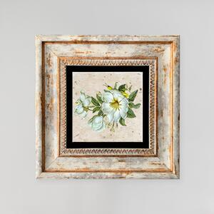 ASIR Dekoratívny obraz ČAJOVÁ RÚŽ kameň 20x20cm