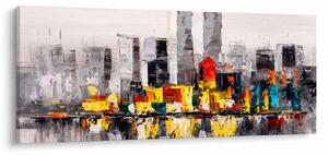 Obraz - Maľba veľkomesta (120x50 cm)