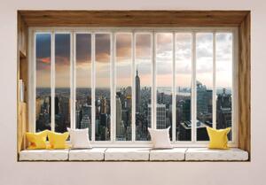 Fototapeta - New York - výhľad z okna (152,5x104 cm)