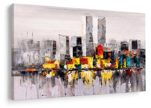 Obraz - Maľba veľkomesta (90x60 cm)
