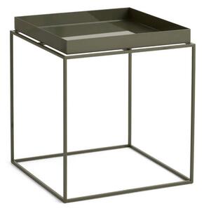 HAY Stolík Tray Table 40x40, olive green