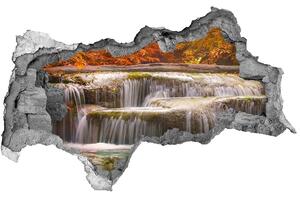Nálepka fototapeta 3D Vodopád na jeseň nd-b-72393918