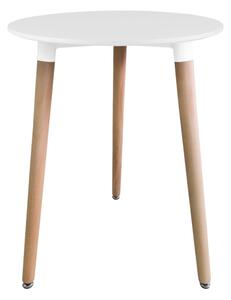 Okrúhly stôl KAMI biely 60 cm