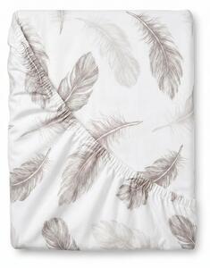 Kvalitex Bavlnené napínacie prestieradlo Shelby biele 80x200cm
