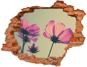 14D diera na stenu Ružové kvety nd-c-104707608