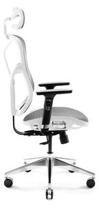 Kancelárska ergonomická stolička Amadeus: bielo-šedá Jan Nowak I4-YOQ9-LBWG