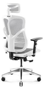 Kancelárska ergonomická stolička Amadeus: bielo-šedá Jan Nowak I4-YOQ9-LBWG