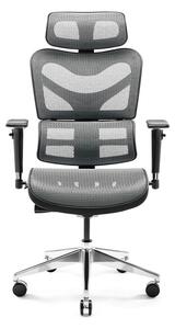 Kancelárska ergonomická stolička Kommodus : čierno-šedá Jan Nowak 68-DVBO-6KBG